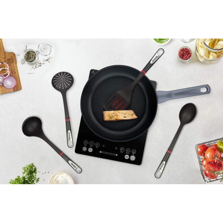 Tefal - Sada kuchyňského náčiní 4 ks INGENIO černá