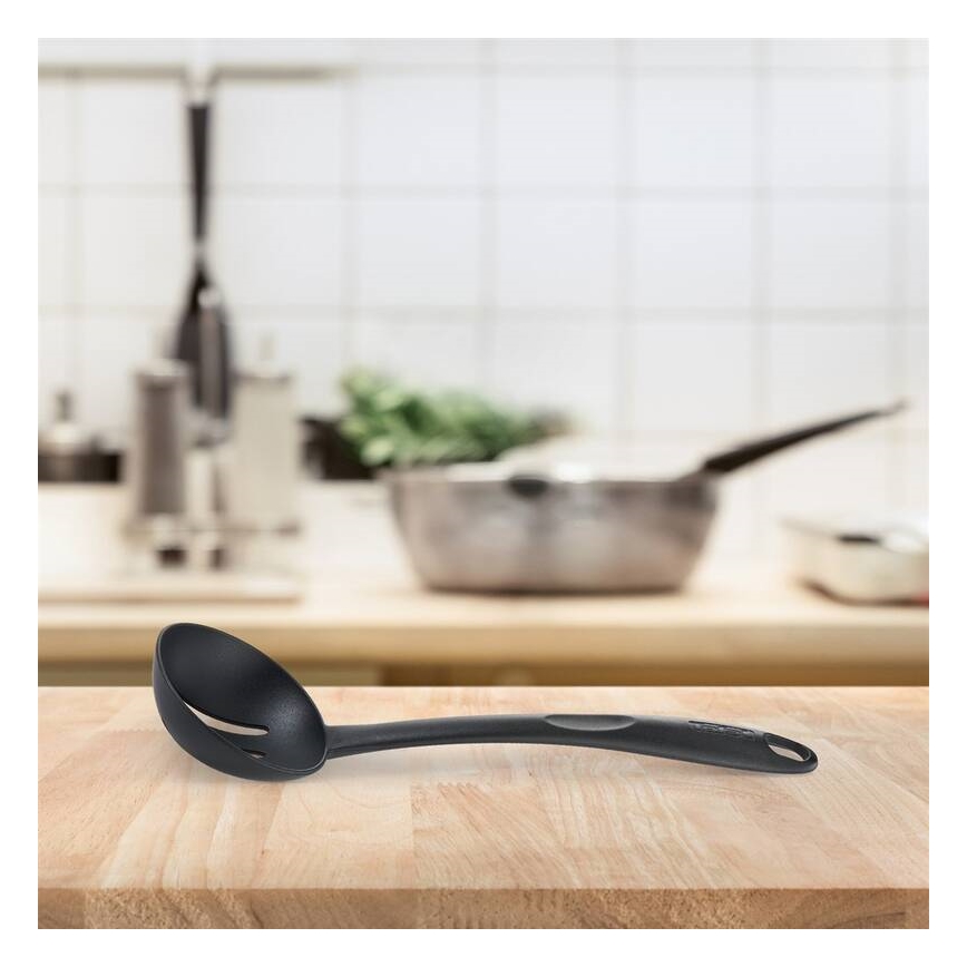Tefal - Sada kuchyňského náčiní 9 ks BIENVENUE černá