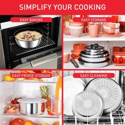 Tefal - Sada nádobí 13 ks INGENIO PREFERENCE ON nerez