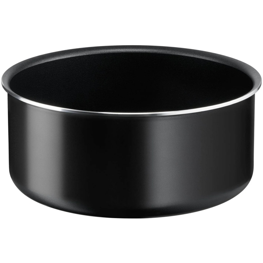 Tefal - Sada nádobí 3 ks INGENIO EASY COOK & CLEAN BLACK