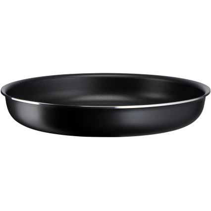 Tefal - Sada nádobí 3 ks INGENIO EASY COOK & CLEAN BLACK