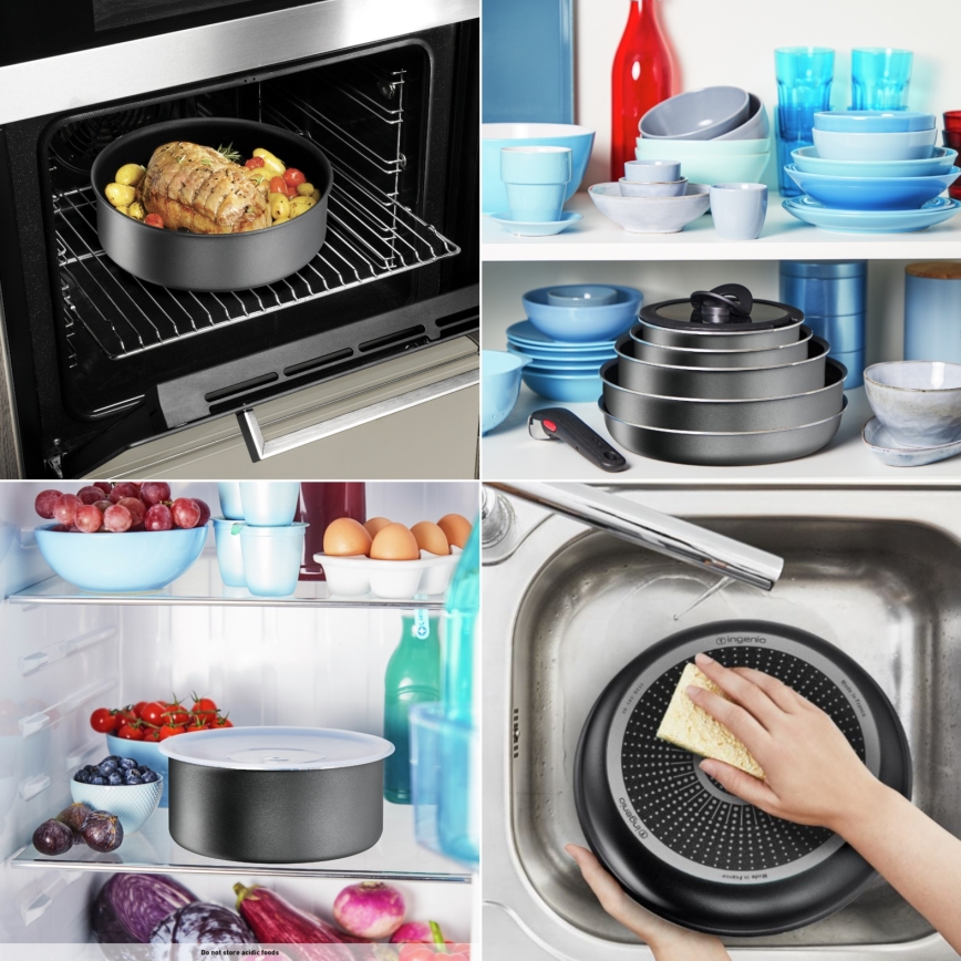 Tefal - Sada nádobí 4 ks INGENIO XL FORCE