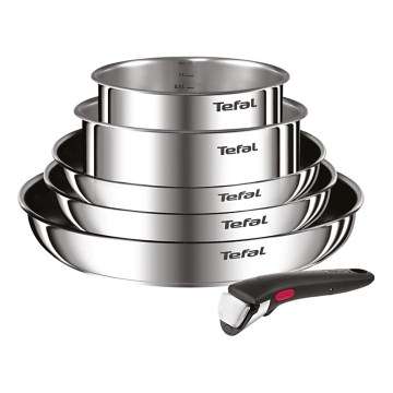 Tefal - Sada nádobí 6 ks INGENIO COOK nerez