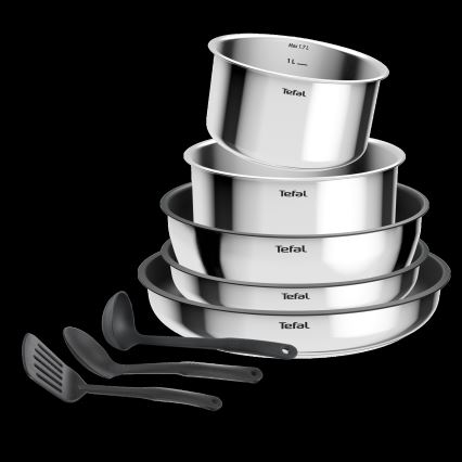 Tefal - Sada nádobí 9 ks INGENIO COOK nerez
