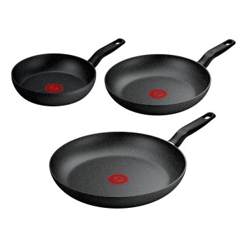 Tefal - Sada pánví 3 ks DARK ESSENTIAL