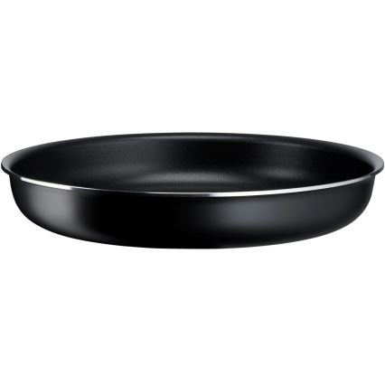 Tefal - Sada pánví 3 ks INGENIO EASY COOK & CLEAN BLACK