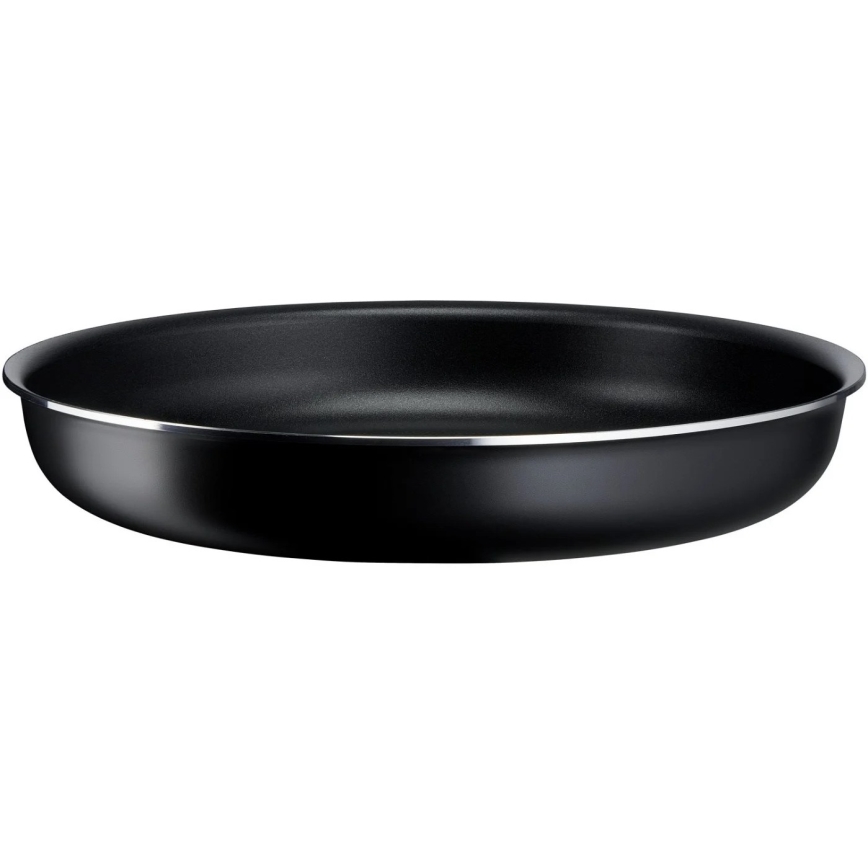 Tefal - Sada pánví 3 ks INGENIO EASY COOK & CLEAN BLACK