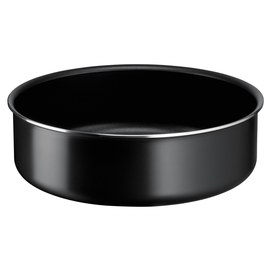 Tefal - Sada pánví 3 ks INGENIO EASY COOK & CLEAN BLACK