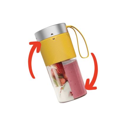 Tefal - Smoothie mixér BLENDFORCE 50W/5V 1200 mAh žlutá