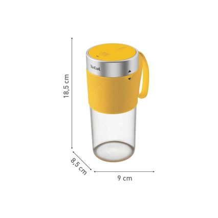 Tefal - Smoothie mixér BLENDFORCE 50W/5V 1200 mAh žlutá