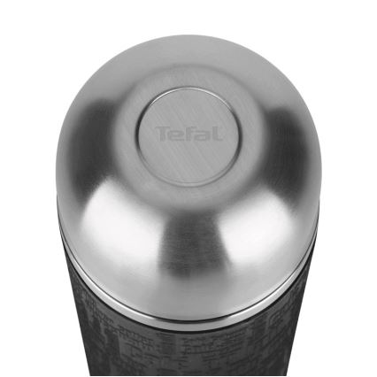 Tefal - Termoska s hrníčkem 0,5 l SENATOR nerez/černá