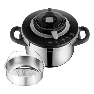 Tefal - Tlakový hrnec 4,5 l CLIPSO+ CHEF nerez