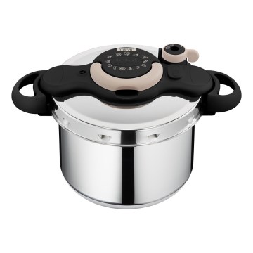 Tefal - Tlakový hrnec 6 l CLIPSINMINUT' NATURAL ECO RESPECT