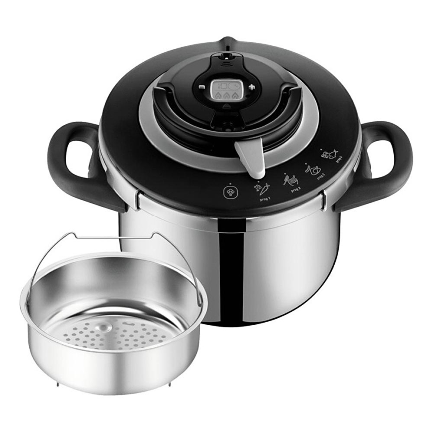 Tefal - Tlakový hrnec 6 l CLIPSO+ CHEF nerez