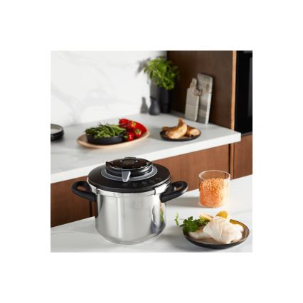 Tefal - Tlakový hrnec 8 l CLIPSO+ CHEF nerez