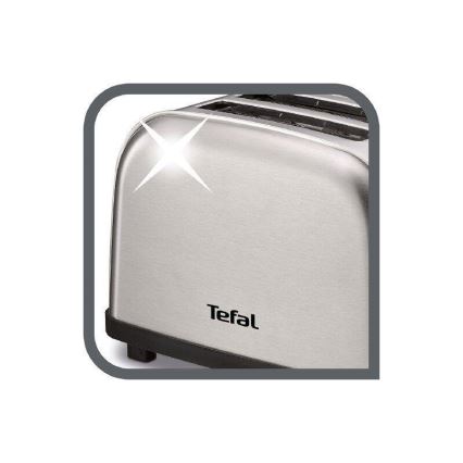 Tefal - Topinkovač s dvěma otvory ULTRA MINI 700W/230V chrom