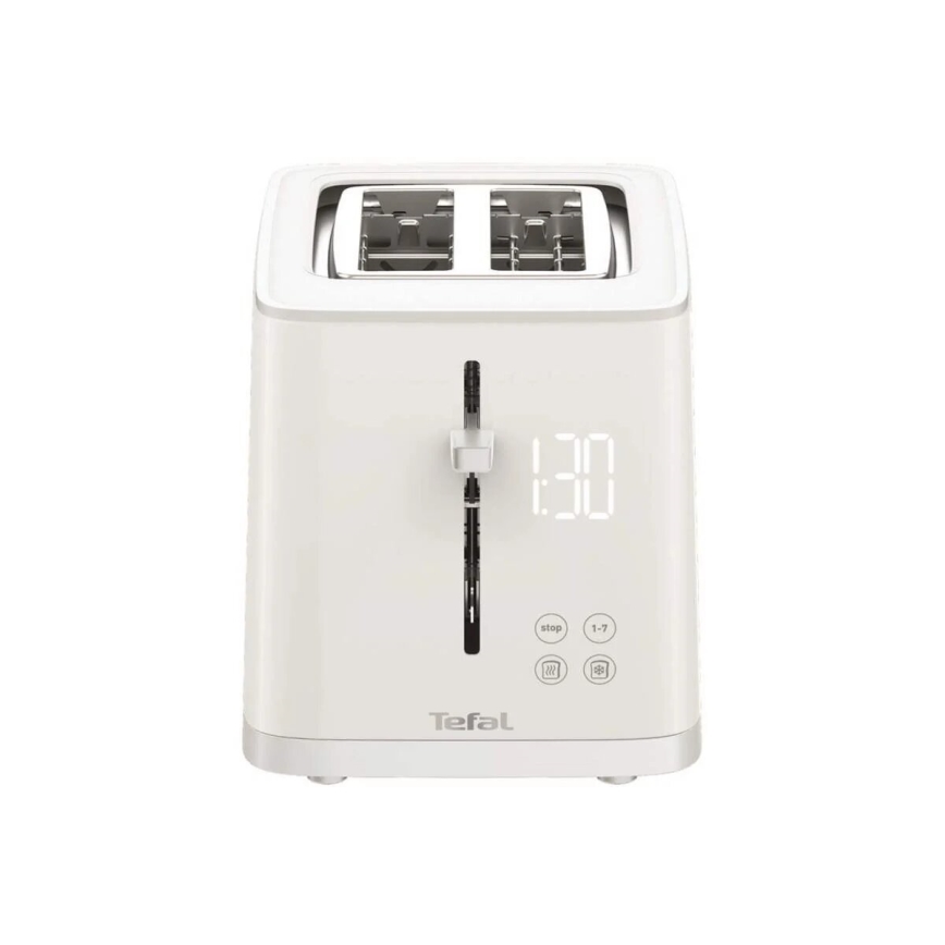 Tefal - Topinkovač se dvěma otvory SENSE 850W/230V bílá