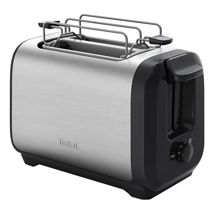 Tefal - Topinkovač se dvěma otvory SUBITO 1300W/230V černá/nerez