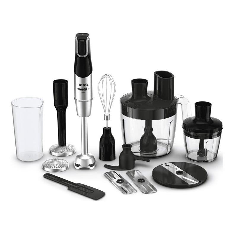Tefal - Tyčový mixér INFINY FORCE PRO 5v1 1200W/230V černá/nerez