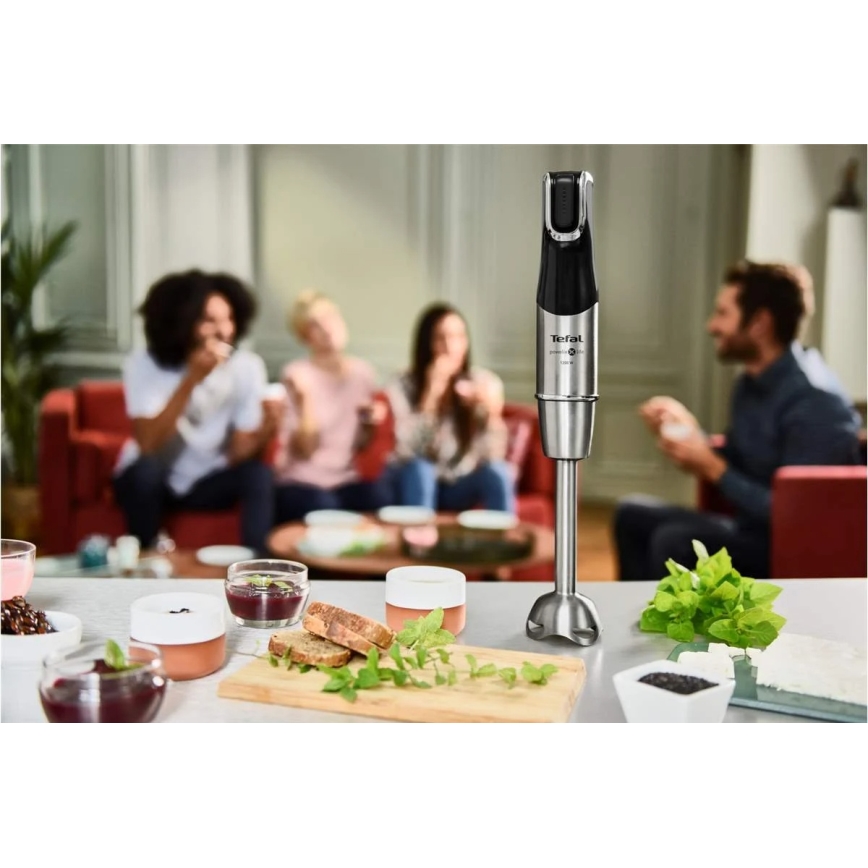 Tefal - Tyčový mixér INFINY FORCE PRO 5v1 1200W/230V černá/nerez