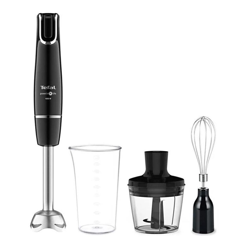 Tefal - Tyčový mixér INFINY FORCE V2 3v1 1000W/230V černá/nerez