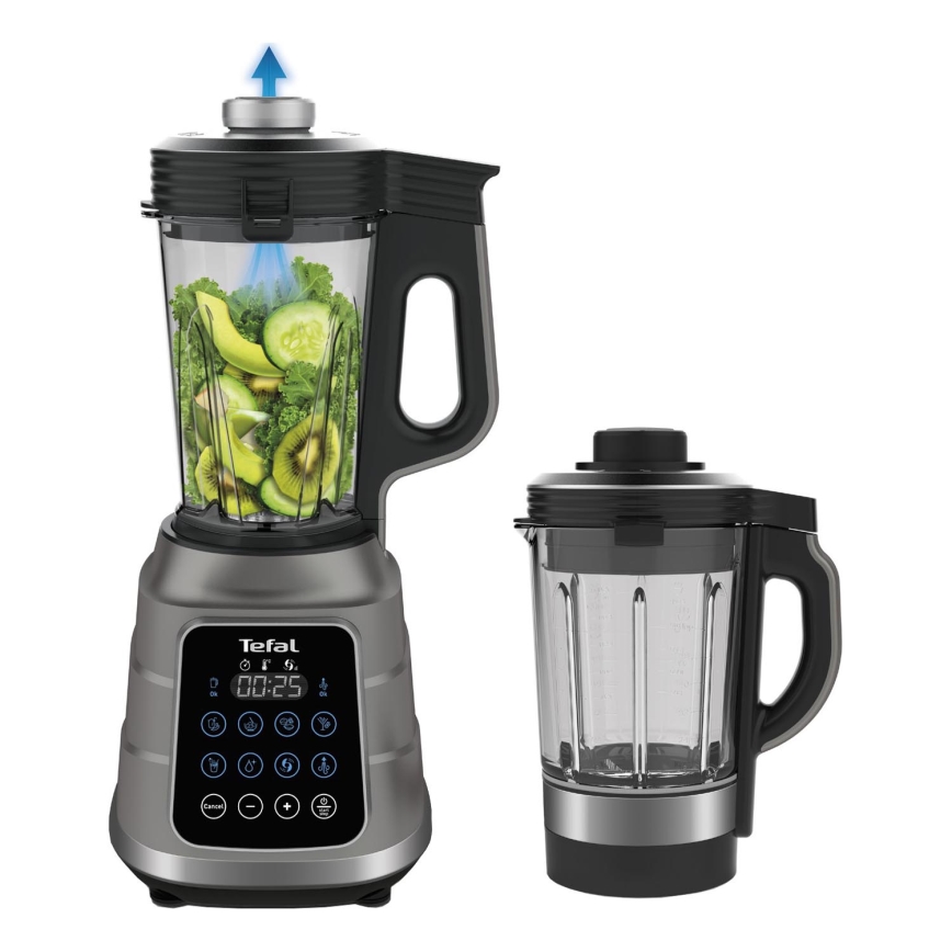 Tefal - Varný stolní mixér HIGH SPEED ULTRABLEND BOOST 1300W/230V šedá