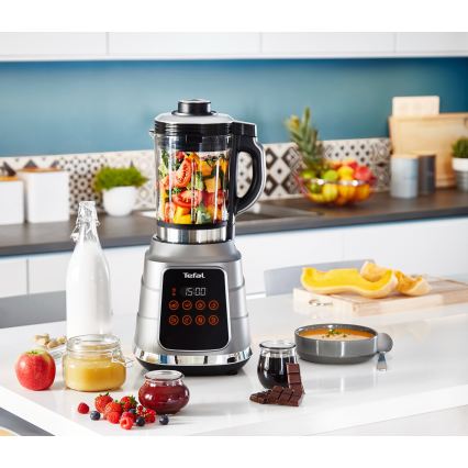 Tefal - Varný stolní mixér HIGH SPEED ULTRABLEND BOOST 1300W/230V šedá