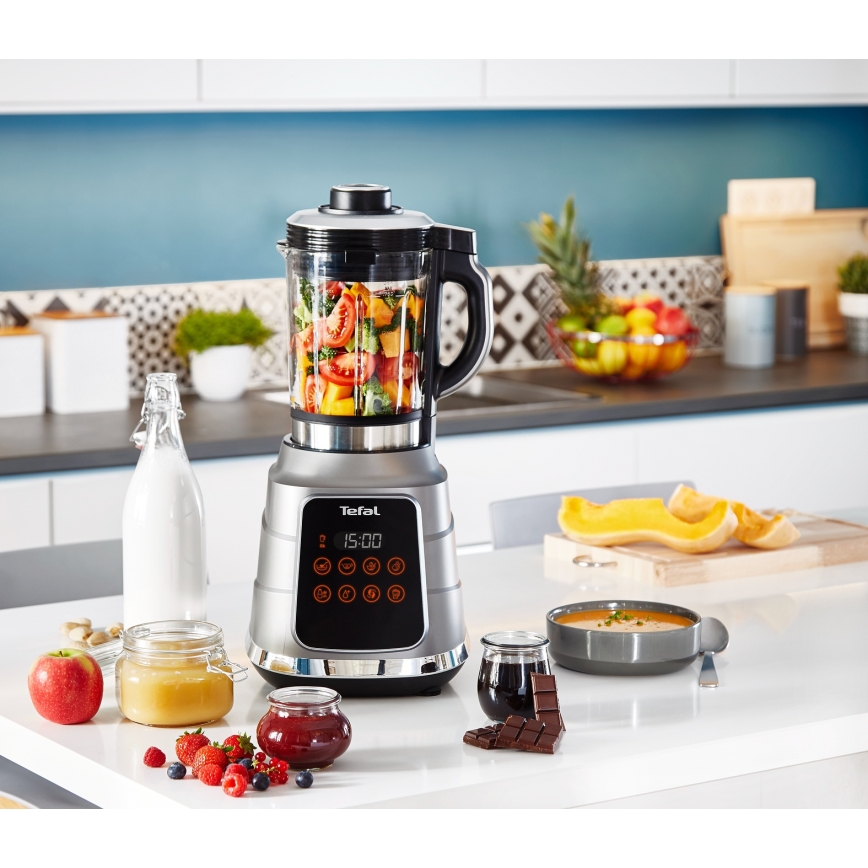 Tefal - Varný stolní mixér HIGH SPEED ULTRABLEND BOOST 1300W/230V šedá