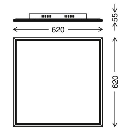 Telefunken 3010-06TF - LED Stmívatelný panel LED/36W/230V 3000-6000K + dálkové ovládání