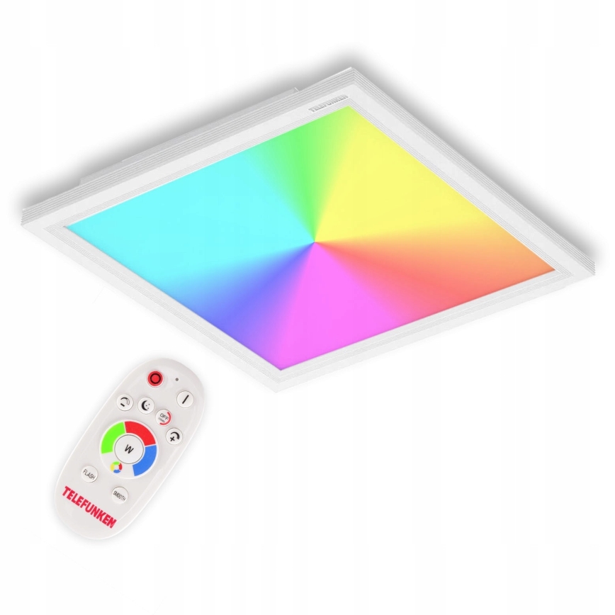 Telefunken 301506TF - LED RGBW Stmívatelný panel LED/18W/230V 4000K + dálkové ovládání