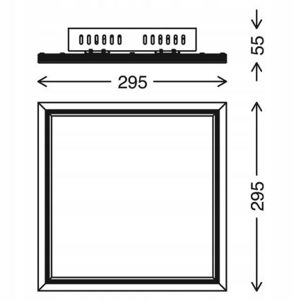Telefunken 301506TF - LED RGBW Stmívatelný panel LED/18W/230V 4000K + dálkové ovládání