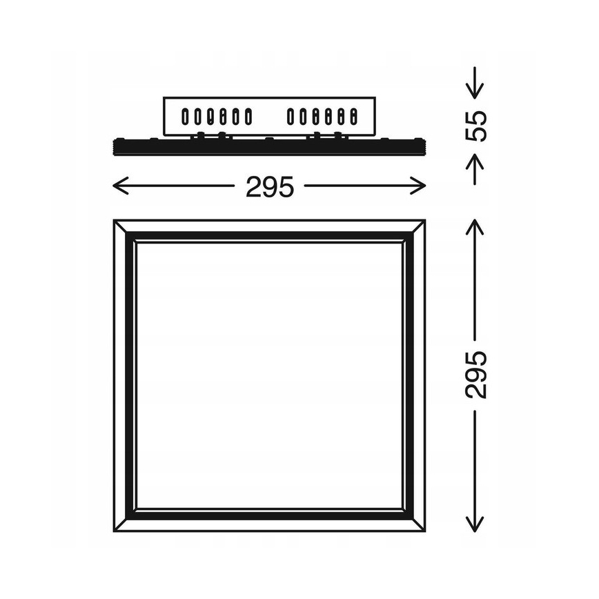 Telefunken 301506TF - LED RGBW Stmívatelný panel LED/18W/230V 4000K + dálkové ovládání
