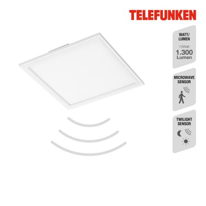 Telefunken 308606TF - LED Přisazený panel se senzorem LED/13W/230V