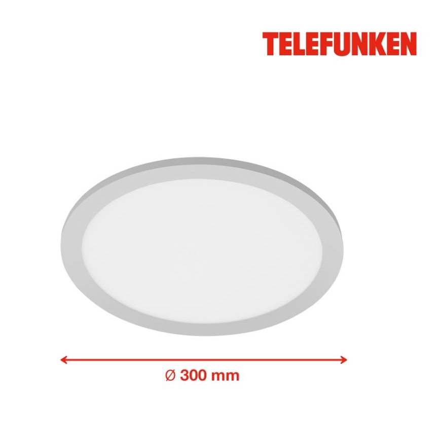 Telefunken 309004TF - LED Stropní svítidlo se senzorem LED/20W/230V