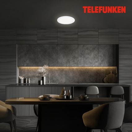 Telefunken 309406TF - LED RGBW Stmívatelné podhledové svítidlo FRAME LED/12W/230V 2700-6500K Wi-Fi Tuya bílá