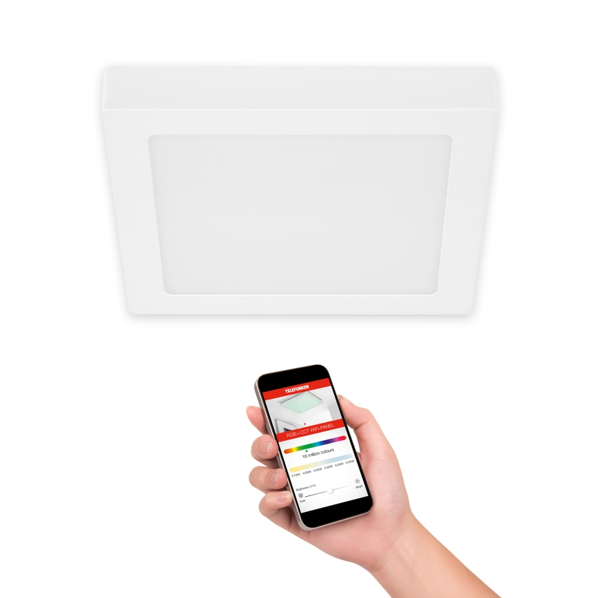 Telefunken 309606TF - LED RGBW Stmívatelné stropní svítidlo LED/18W/230V 2700-6500K Wi-Fi Tuya