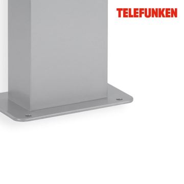 Telefunken 311804TF - LED Venkovní lampa LED/15W/230V 57 cm IP44 stříbrná