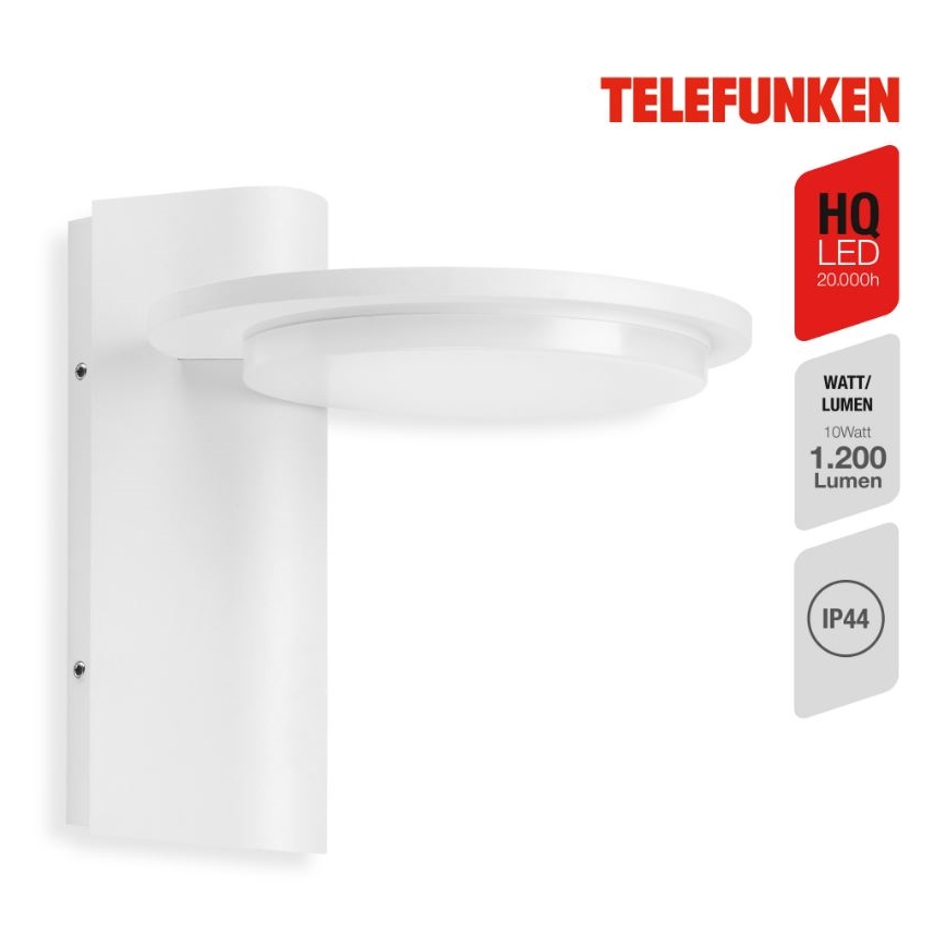 Telefunken 312406TF - LED Venkovní nástěnné svítidlo LED/10W/230V IP44