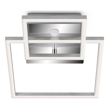 Telefunken 318608TF - LED Stropní svítidlo se senzorem FRAME LED/17W/230V 3000K matný chrom