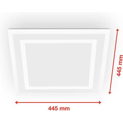 Telefunken 318806TF - LED RGBW Stmívatelné stropní svítidlo LED/24W/230V 3000-6500K + dálkové ovládání