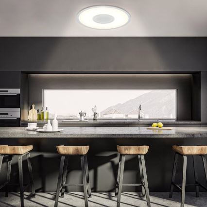 Telefunken 320104TF - LED RGBW Stmívatelné stropní svítidlo LED/21W/230V 3000-6500K pr. 45 cm + dálkové ovládání