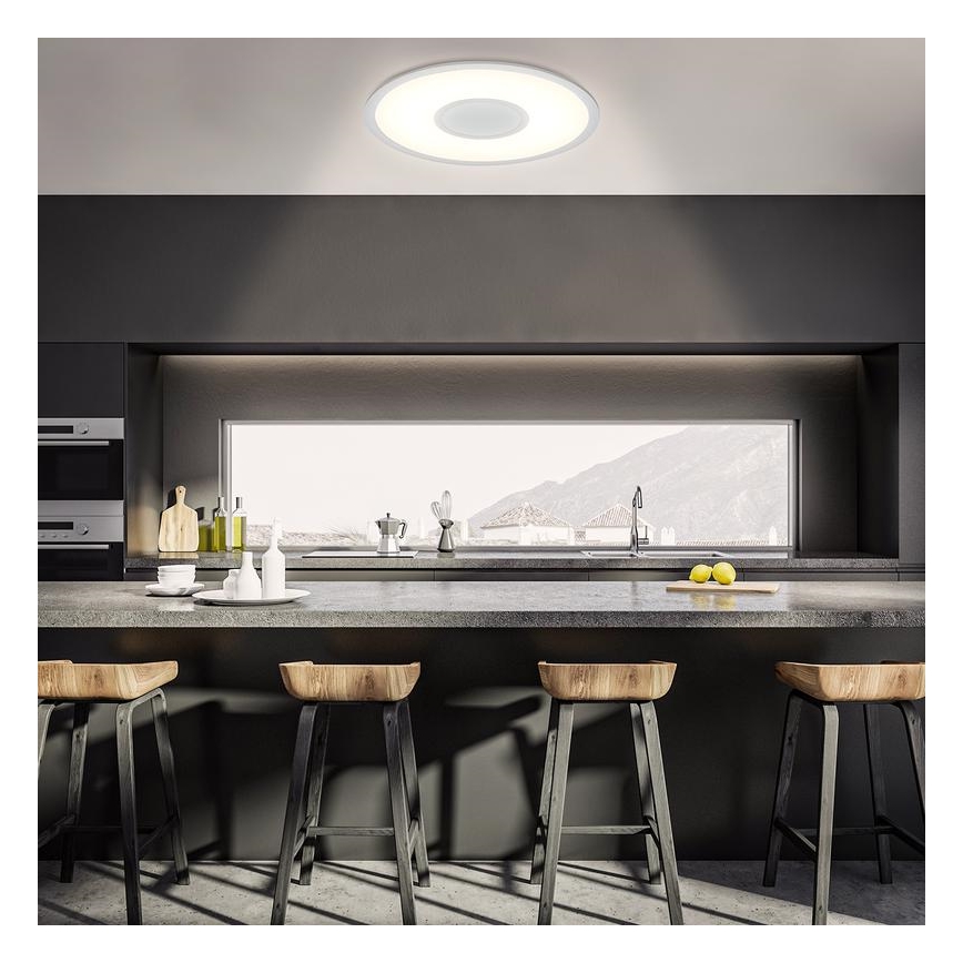 Telefunken 320104TF - LED RGBW Stmívatelné stropní svítidlo LED/21W/230V 3000-6500K pr. 45 cm + dálkové ovládání