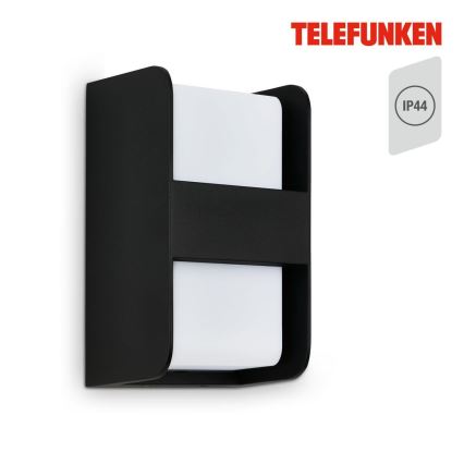 Telefunken 321005TF - Venkovní nástěnné svítidlo 1xE27/12W/230V IP44 černá
