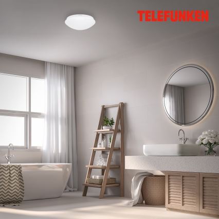 Telefunken 601206TF - LED Koupelnové stropní svítidlo se senzorem LED/15W/230V IP44 pr. 28 cm