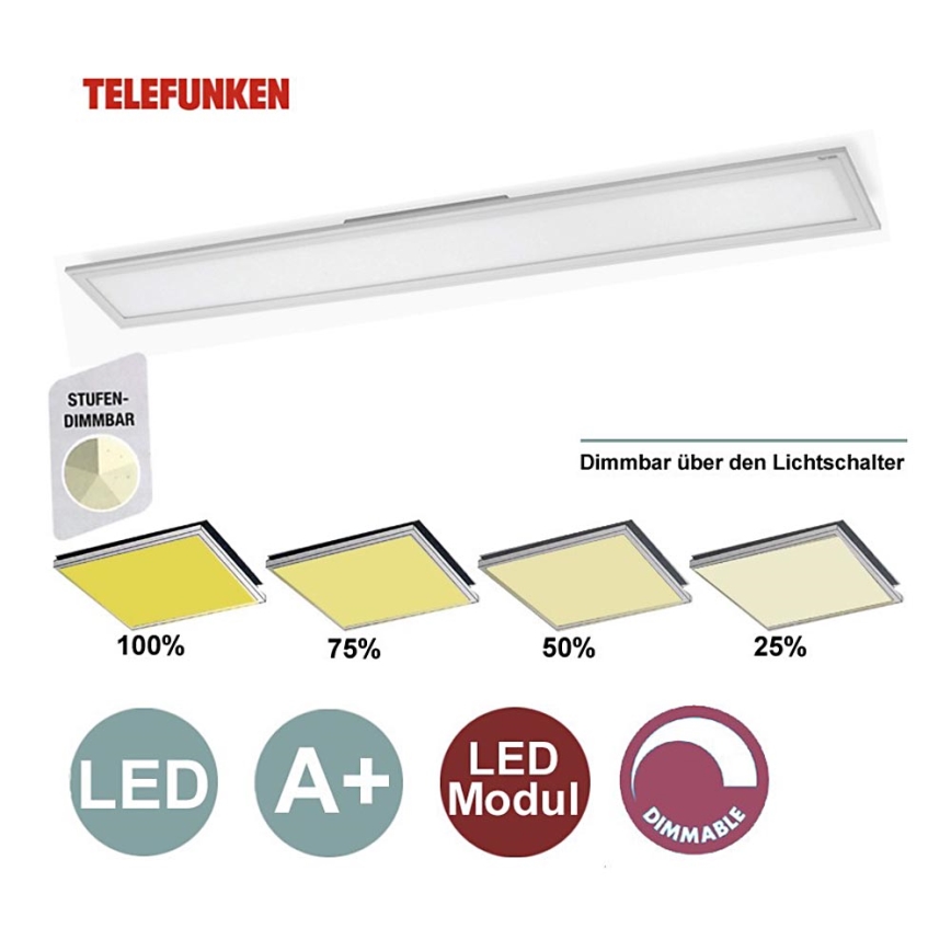 Telefunken - LED Stmívatelný panel 1xLED/24W/230V