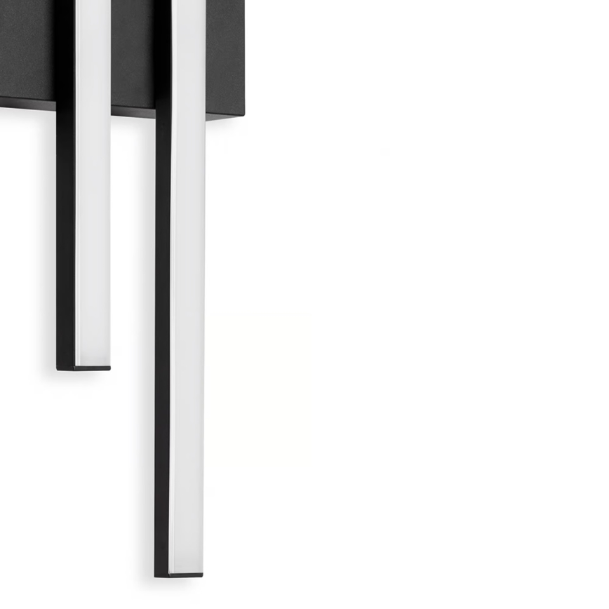 Telefunken - LED Venkovní nástěnné svítidlo 2xLED/4W/230V IP44 černá