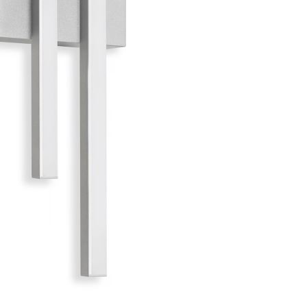 Telefunken - LED Venkovní nástěnné svítidlo 2xLED/4W/230V IP44 stříbrná