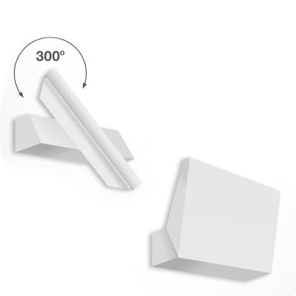 Telefunken - LED Venkovní nástěnné svítidlo LED/10W/230V IP44 bílá