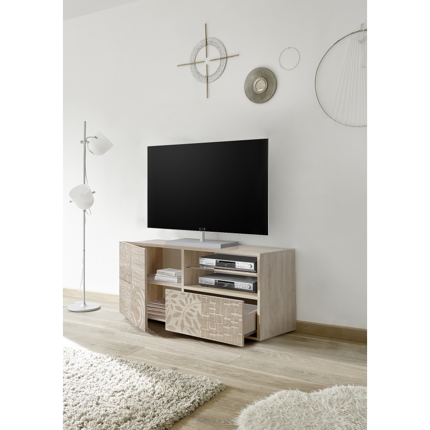 Televizní stolek ARIA 122x43 cm dub sonoma