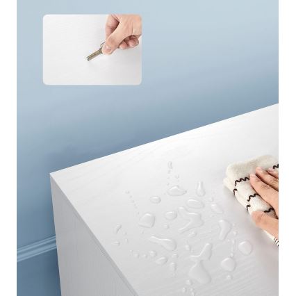 Televizní stolek BASTOR 140x40 cm bílá